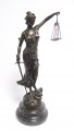 Justice statue bronze of Themis