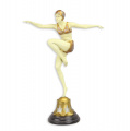 Austria bronze woman swimmer figurine 
