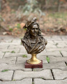 Bronze statue statuette of Rembrandt Harmenszoon van Rijn bust