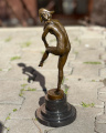 Bronze statue of Harlequin