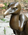 Bronze statue of a Vulture - a scavenger bird