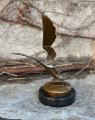 Bronze statuette of a stork - art deco style