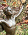 Beautiful statuette of Icarus - Ikaros - Austria bronze