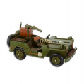 Tin Army Jeep with weaponry