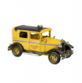 Tin model of retro Yellow New York cab Taxi  