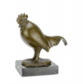 A BRONZE STATUE OF A ROOSTER 2