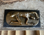 Figurine of naked man made of real bronze 2