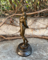 Erotic bronze figurine of a naked man 2