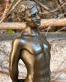 Erotic bronze figurine of a naked man 2
