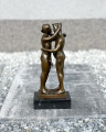 Erotic bronze statuette of naked men - kissing Gays - LGBT 3