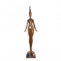 Modern Austria bronze statue - Petite naked woman 2
