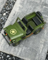 Tin MB Army Jeep - decorative model
