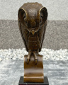 Bronze Owl statuette 3 steampunk