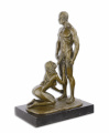 Erotic bronze statue - Oral sex