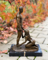 Erotic statue made from bronze