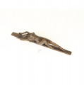 Erotic bronze paperweight of a nude woman
