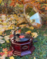 Gramophone replica vintage style