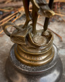 Bronze statue of a lady Justice small