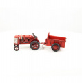 Sheet metal tractor with trailer