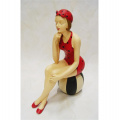Statue of a woman in swimsuit made of resin 3