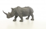 Polyresin figurine of a rhino 