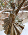 Bronze ballerina figurine 2
