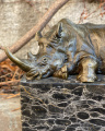 Figurine of a Rhinoceros made of bronze