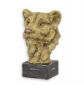 Large statue of a lioness head made of MGO 