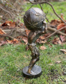 Statue of a atlas made of resin