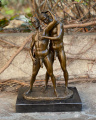 Erotic bronze statuette of naked men - Gays - LGBT 2