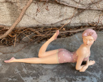 Statue of a woman in swimsuit made of resin 2