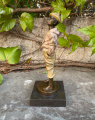 Austria bronze statuette figurine of a boy