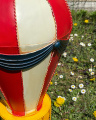 Sheet metal hot air balloon