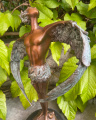 Vienna bronze statuette Angel spread his wings