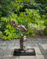 Bronze statue of a Mermaid on the crescent 