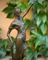 Bronze statue of a lady Justice small 2