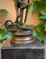 Bronze statue of a lady Justice small 2