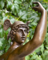 Large statue of Hermes from bronze - Greek mythology